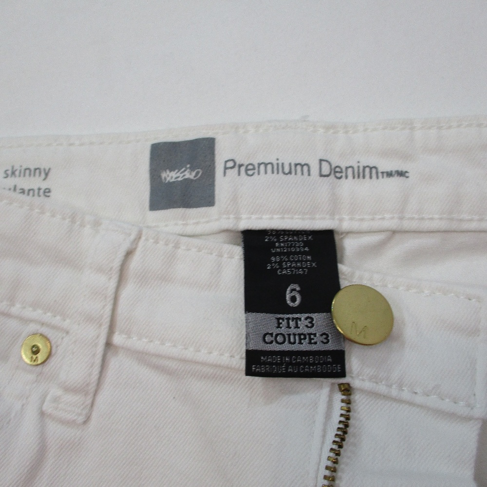 MOSSIMO SKINNY JAMBE MOULANTE SIZE 6 FIT 3 - Picture 5 of 7
